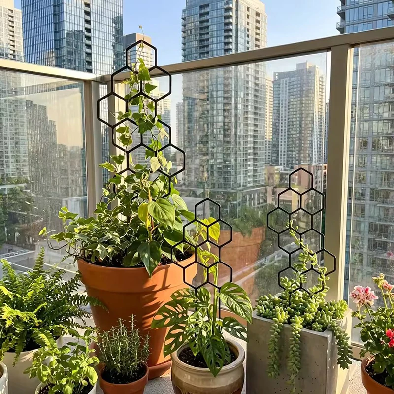 2/4pcs Honeycomb Design Plant  - огляд і ціна Vine Climbing Plastic