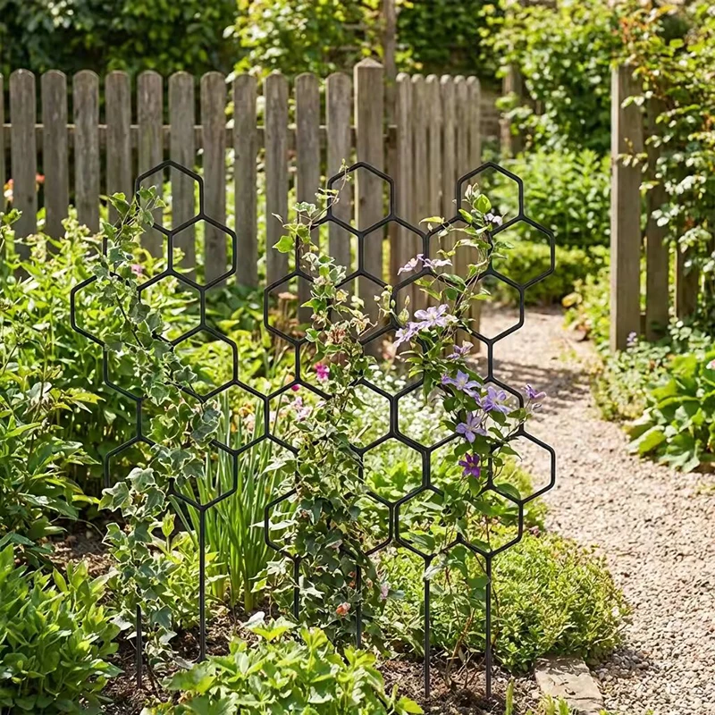 2/4pcs Honeycomb Design Plant  - огляд і ціна Vine Climbing Plastic